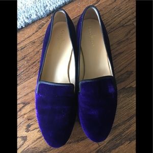 Cole Haan Dana Slipper dark purple w/black trim